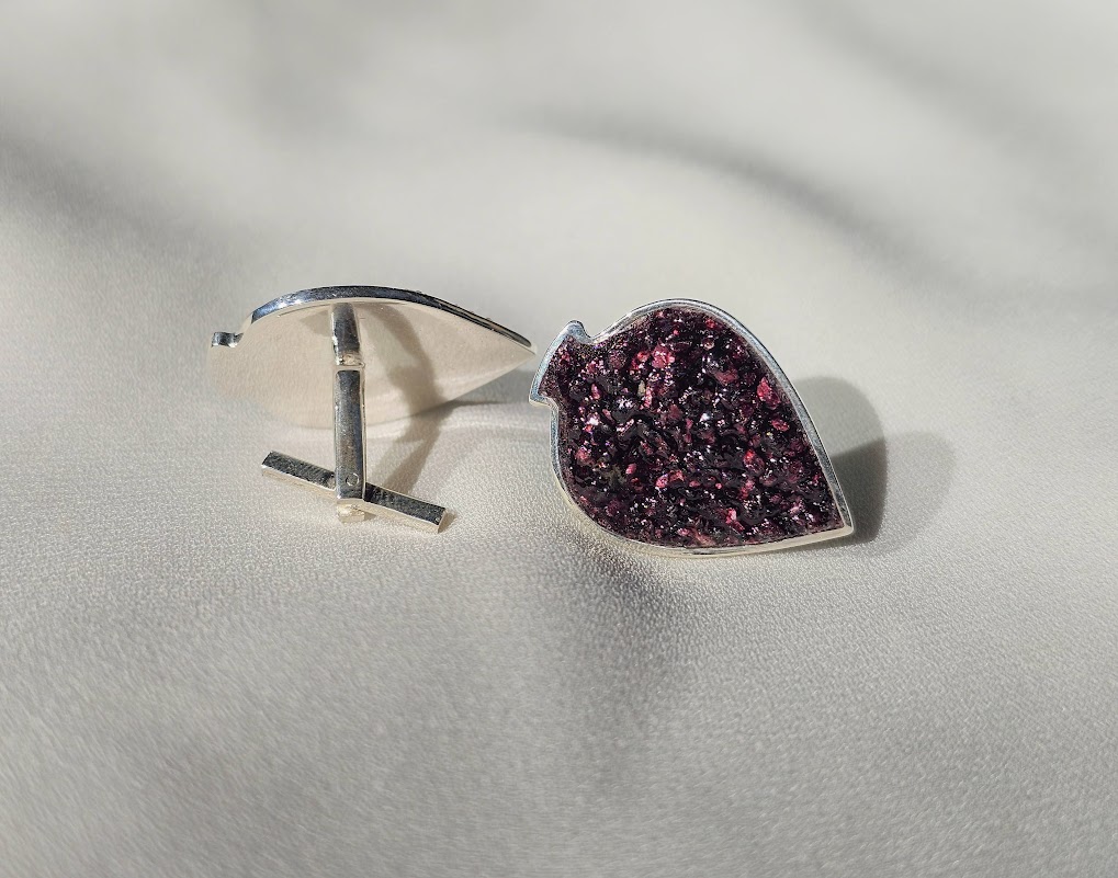 The author's cufflinks "Kvevri"