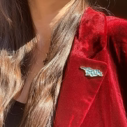 შარფისა და საქართველოს ბროშის ნაკრები